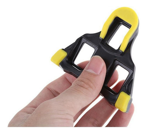 Calas De Ruta Compatibles Con Shimano / Cleats / Placas Color Amarillo
