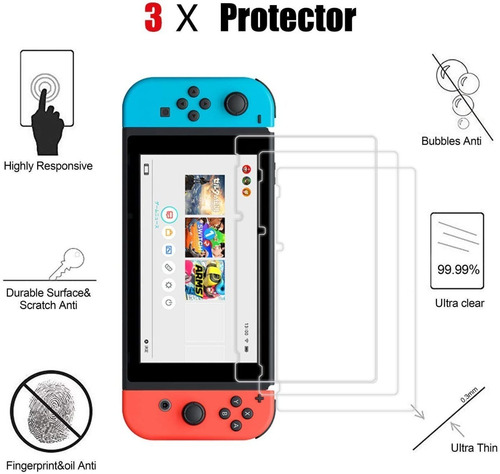 Case Funda Protector Antigolpes Nintendo Switch + Accesorios