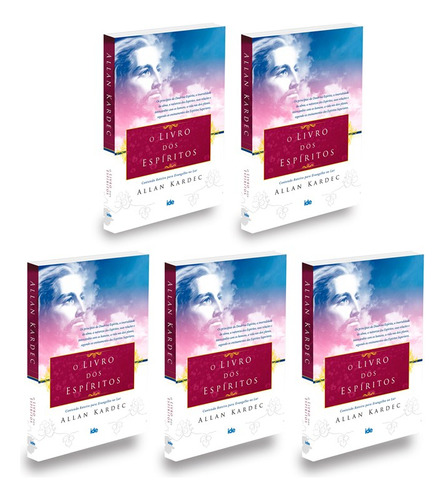 Kit 5 O Livro Dos Espíritos - Econômico Ide: Não Aplica, De : Allan Kardec / Tradução: Salvador Gentile. Não Aplica, Vol. Não Aplica. Editorial Ide, Tapa Mole, Edición Não Aplica En Português, 2021