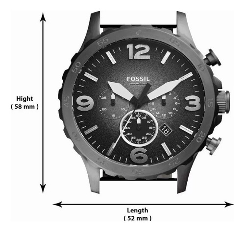 N Reloj Hombre Fossil Nate Analogo Jr1437