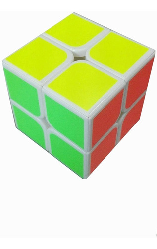Cubo Rubik  2x2 Juego Mental 8822 Base Blanca Bordes