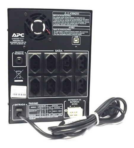 Imagem 3 de 5 de Nobreak Apc Back-ups Bz2200bi-br 2200va