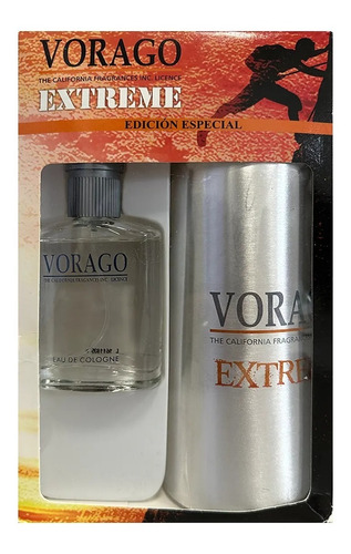 Perfume Vorago Extreme 50ml + Caramañola Febo