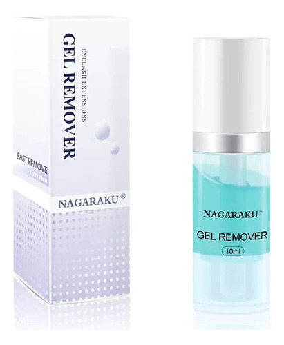 Removedor Cola Nagaraku Em Gel Alongamento De Cílios 10ml Cor Incolor