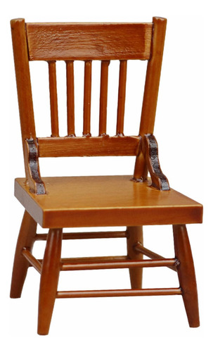 2 Silla De Casa De Muñecas A Escala 1/12, Madera Para