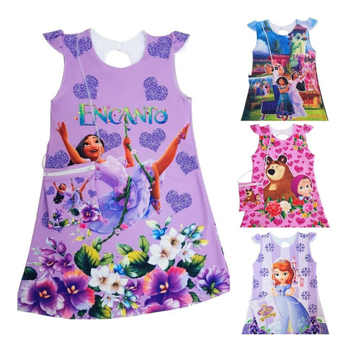 Pack 2 Vestidos Lol Surprise Para Nenas Con Carterita 