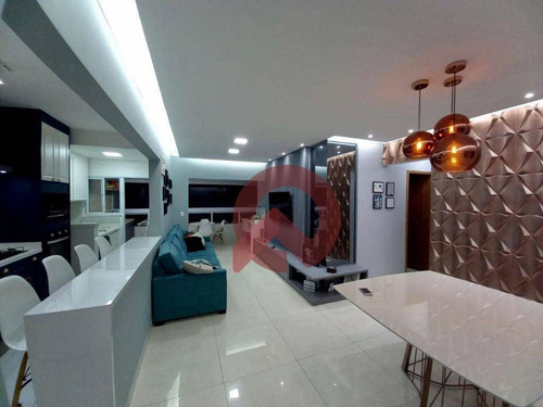 Imagem 6 de 19 de Apartamento Com 2 Dormitórios À Venda, 91 M² Por R$ 650.000,00 - Boqueirão - Praia Grande/sp - Ap3562