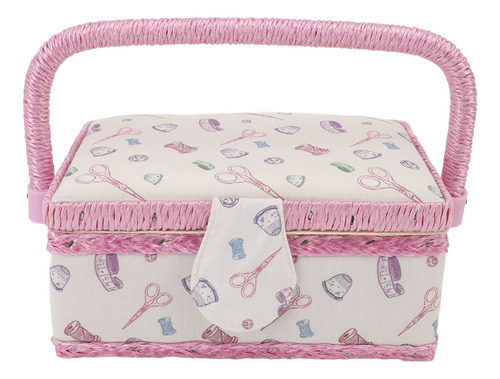 Kit De Costura Portátil, Cesta De Bordado, Organizador De Te