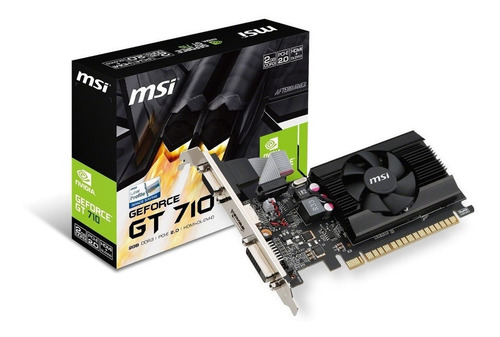 Tarjeta De Video Msi Nvidia Geforce Gt 710, 2gb Ddr3