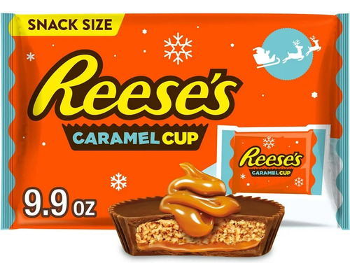 Reese’s Reese's Hershey's caramelo con crema de cacahuate sin gluten bolsa 280 g 18 u