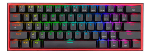 Teclado Mecánico Redragon K616 Rgb Bk Sp Fizz Pro Negro