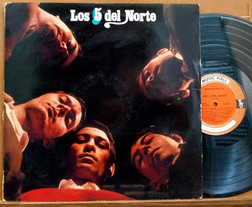 Los 5 Del Norte + Gacetilla Promocional Lp Año 1968 Folklore