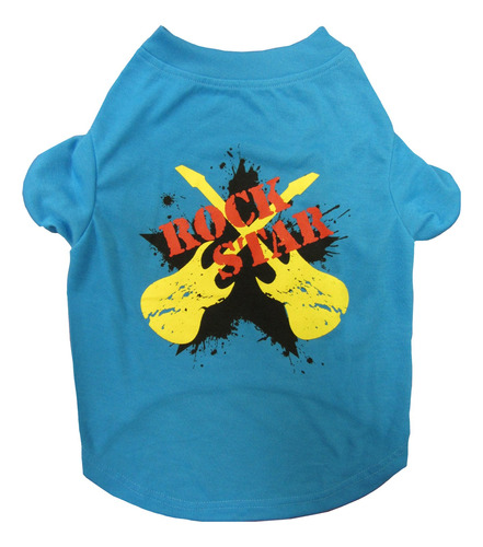 Pets First Camiseta Para Mascotas  Rock Star , Talla S