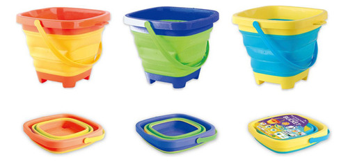 Cubo De Playa Plegable Multifuncional Sand Toy Para Niños