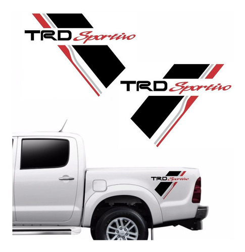 Adesivo Toyota Hilux 2016 Trd Sportivo Cacamba Hl1618