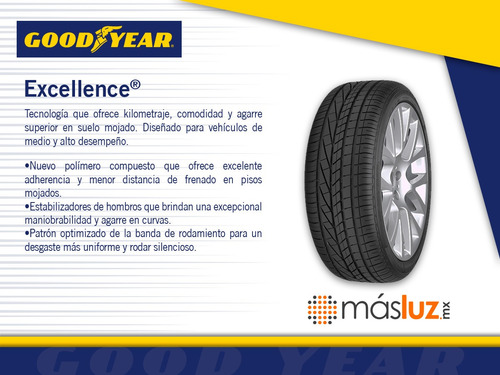 Set 4 Llantas 235/55r17 99v Goodyear Excellence