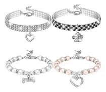 Comprar 4 Collares De Perlas Para Perro, Collares Para Perros Pequeñ