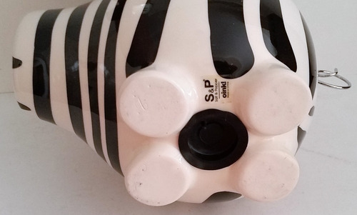 Tk0d Cofre S&p Living Oink! Zebra Money Box