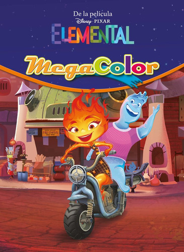 Elemental. Megacolor, De Disney. Editorial Libros Disney, Tapa Blanda En Español