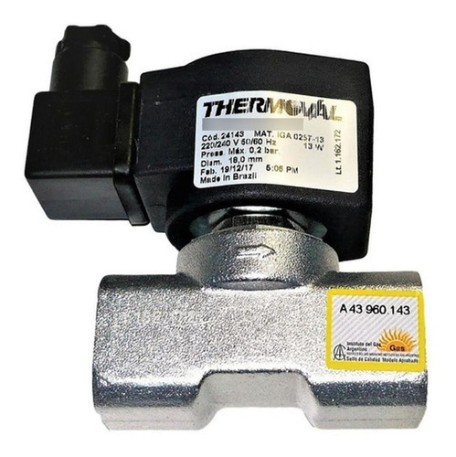 Válvula Solenoide Para Uso General G 3/4  Thermoval 22106