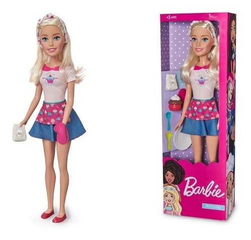 Boneca Barbie Profissões 70cm E Acessórios Original Mattel