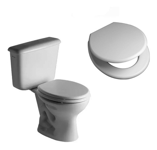 Juego Baño Ferrum Sanitarios Inodoro Largo Deposito +asiento