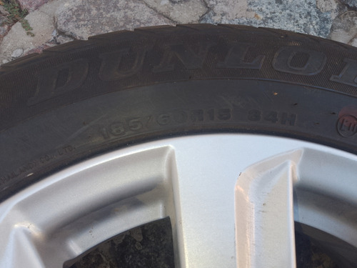Llanta Y Cubierta Dunlop 185 60 15 Original De Toyota Gris