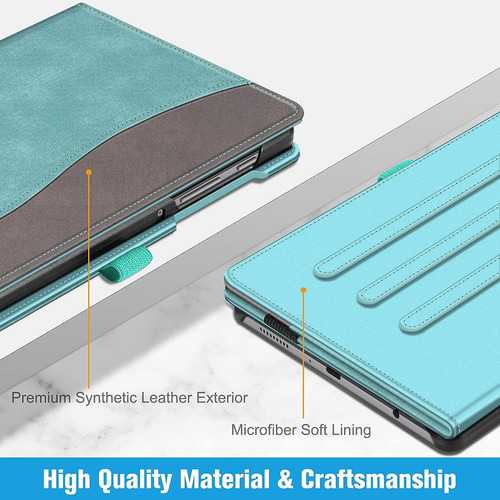 Funda Con Tapa Soporte Azul Para Samsung Galaxy Tab A7 Lite