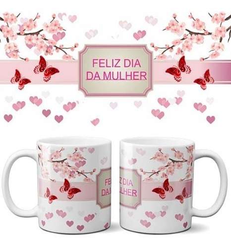 Pacote Artes Canecas Dia Mulher Mulheres Estampas Mockups