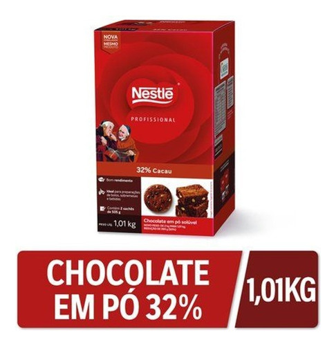 Chocolate Em Pó Dois Fadres 32% Cacau - 1,01kg - Nestlé