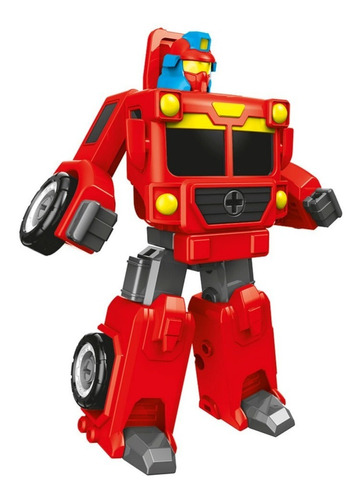Camión Robot Bombero Convertible 3 En 1 Transformers Ditoys