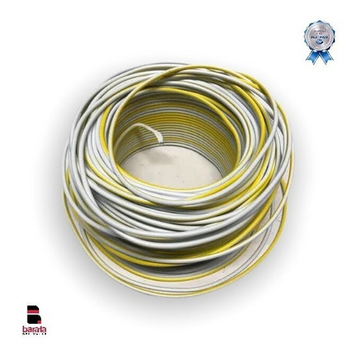 Cable Thw Calibre 14 Blanco 100 Metros Antiflama Keer 4085