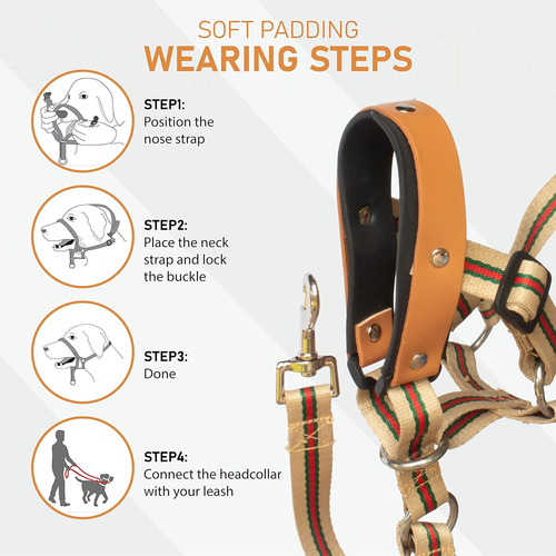 Collar Para La Cabeza De Entrenamiento Para Perros, Cómodo Y