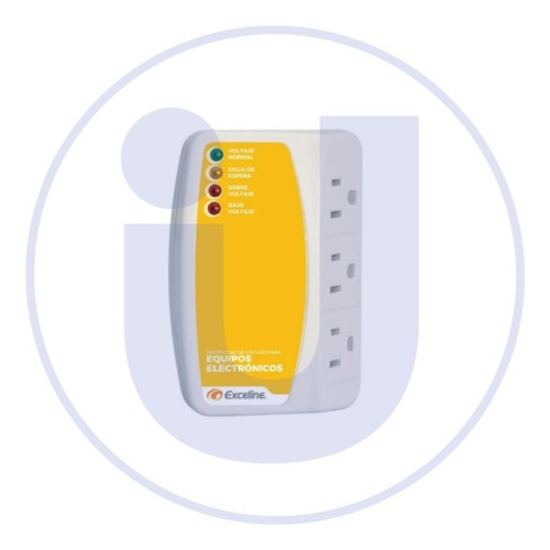 Imagen 2 de 2 de Protector De Voltaje Para Equipos Electrónicos 120v Exceline