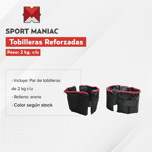Imagen 4 de 6 de Colchoneta Plegable + Par Tobillera 2 Kg + 2 Mancuernas 2 Kg