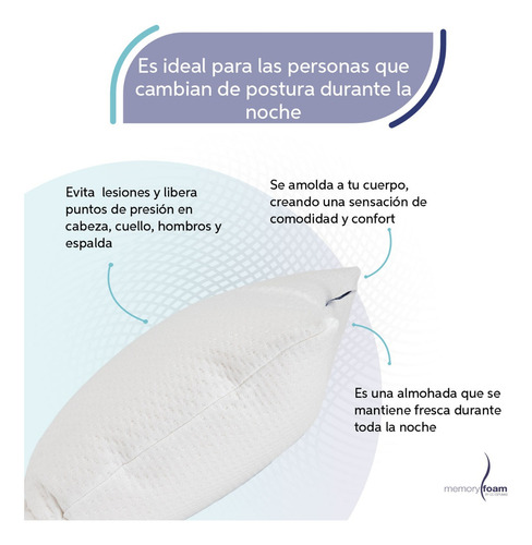 Almohada Memory Foam Cloud