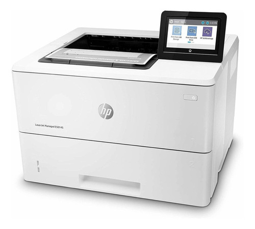 Impressora função única HP LaserJet Managed E50145dn com wifi branca 100V - 127V