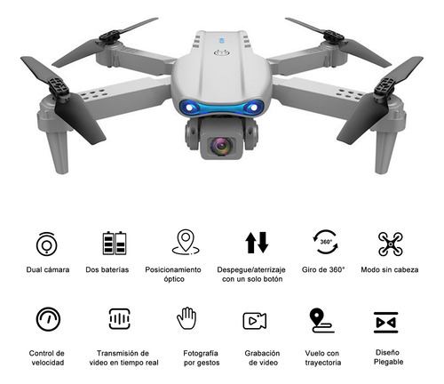 Mini Drone Ourlife E99 Camera 4k 2 Batteries