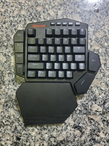 Teclado De Una Mano Gamer Redragon Diti K585rgb Brown