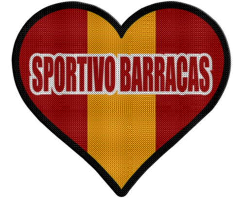 Parche Termoadhesivo Corazon Sportivo Barracas Colon