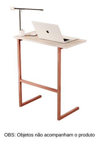 Mesa Mesinha P/ Notebook Bronze Thor Multiuso Apoio Lateral