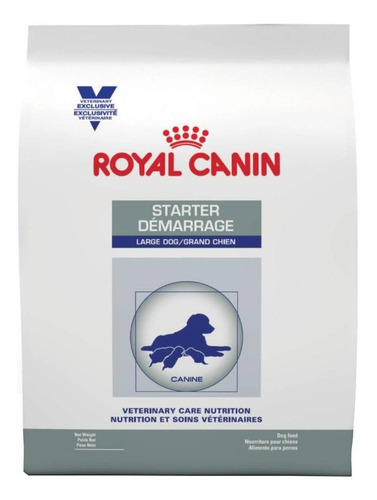 Alimento Royal Canin Veterinary Care Nutrition Canine Starter para perro cachorro de raza  grande sabor mix en bolsa de 12kg