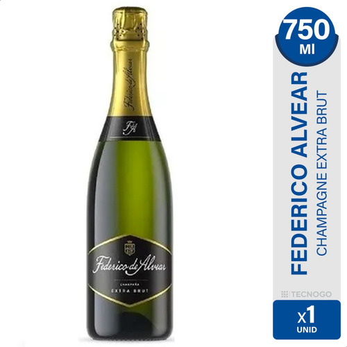 Champagne Espumante Federico De Alvear Extra Brut 750ml