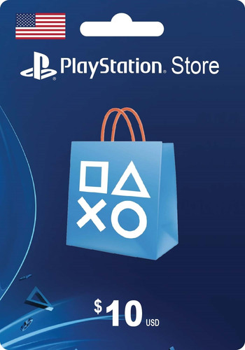 Tarjeta 10 Dólares Prepago Estados Unidos Usa Psn Ps4 Ps5