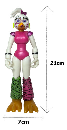 Glam Rock Chica Five Nights At Freddy's Segurity Breach Luz