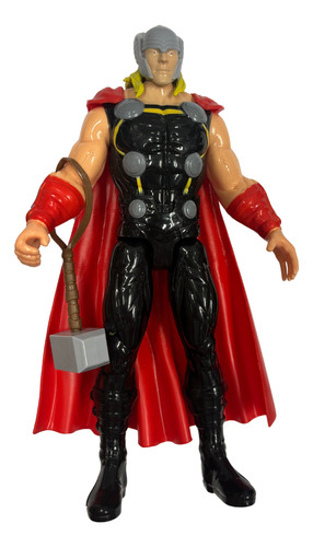 Thor Figura Con Martillo Marvel Articulada 23 Cms