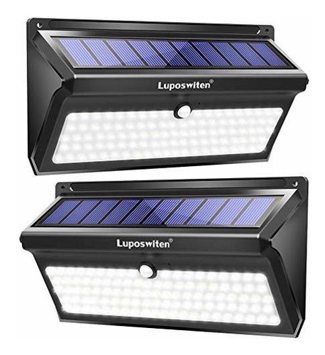 100 Luz Solar Led Para Exterior Lumene Impermeable Sensor 2