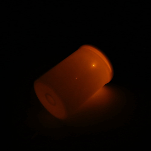 2 Velas Solares Blancas Para Tumba De Cementerio Con Forma D