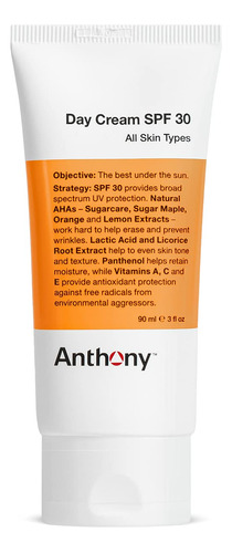 Anthony Crema De Dia Spf 30 Humectante Facial Para Hombre Co