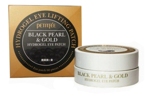 Parche Para Ojos Original Petitfee Black Pearl Gold Hydrogel